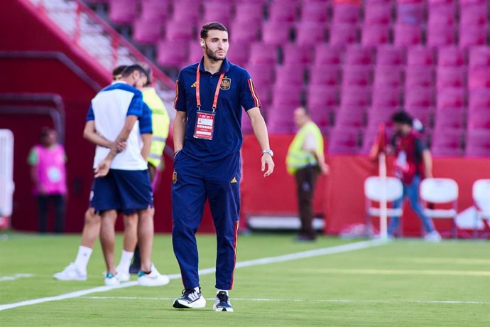 Archivo - El delantero Abel Ruiz, con la selección olímpica en Paris 2024.