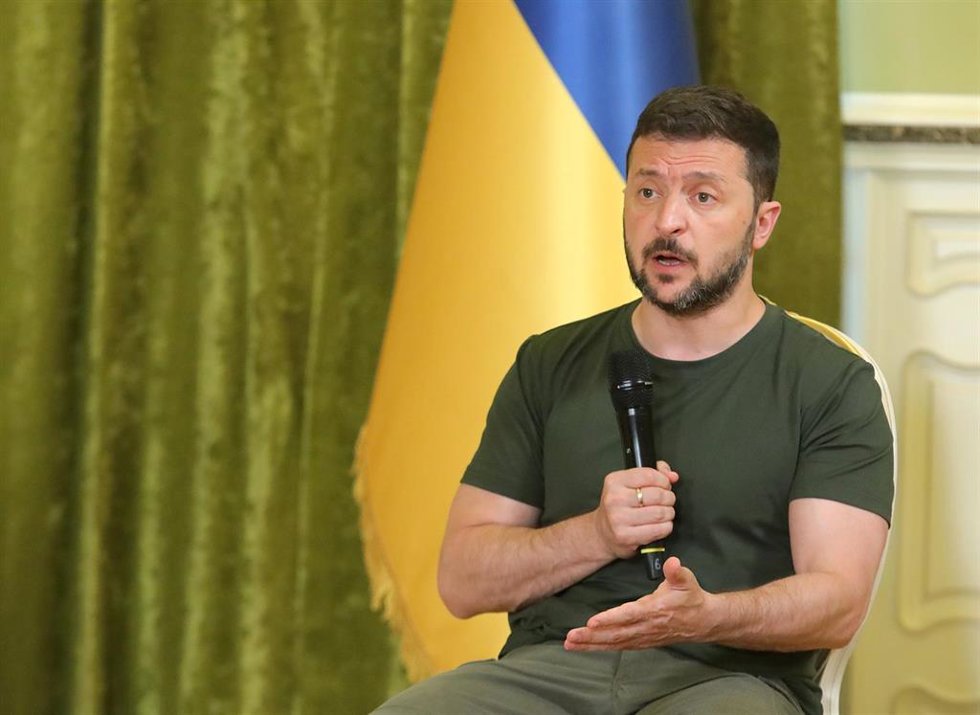 Volodimir Zelenski, presidente de Ucrania.