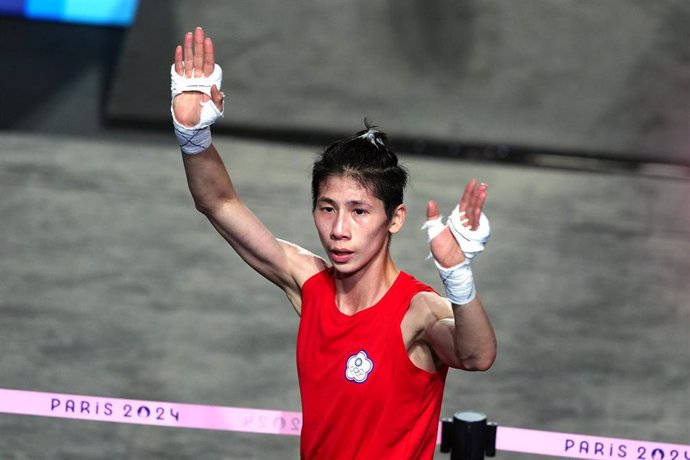 La boxeadora taiwanesa Lin Yu Ting,en Paris 2024.