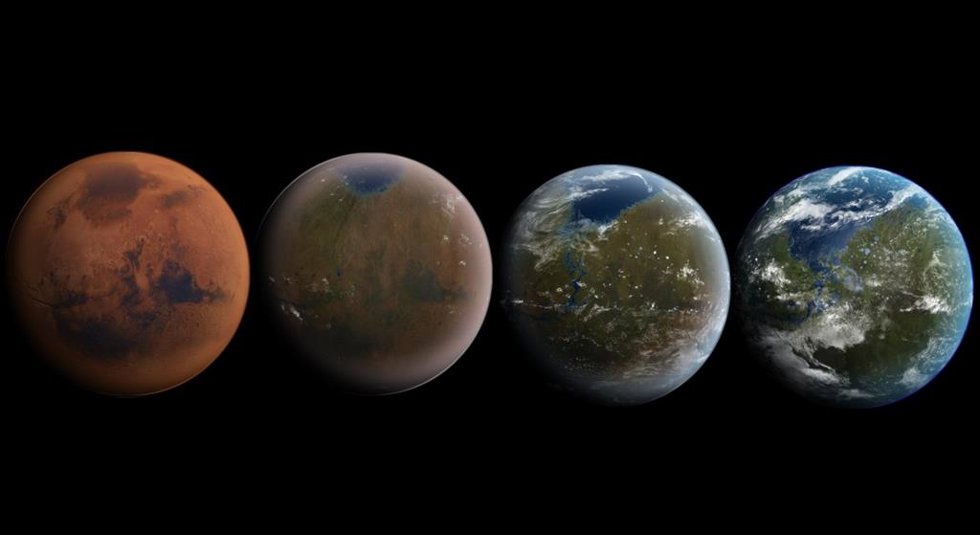 El acto de cambiar otro planeta para adaptarlo a las necesidades humanas se conoce como terraformación.