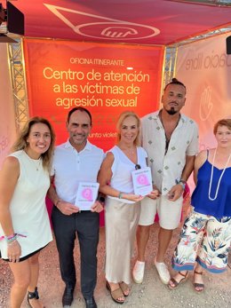 La Generalitat está presente en el Medusa Sunbeach Festival con un Punto Violeta