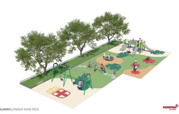 Diseño del parque Elena Pezzi.