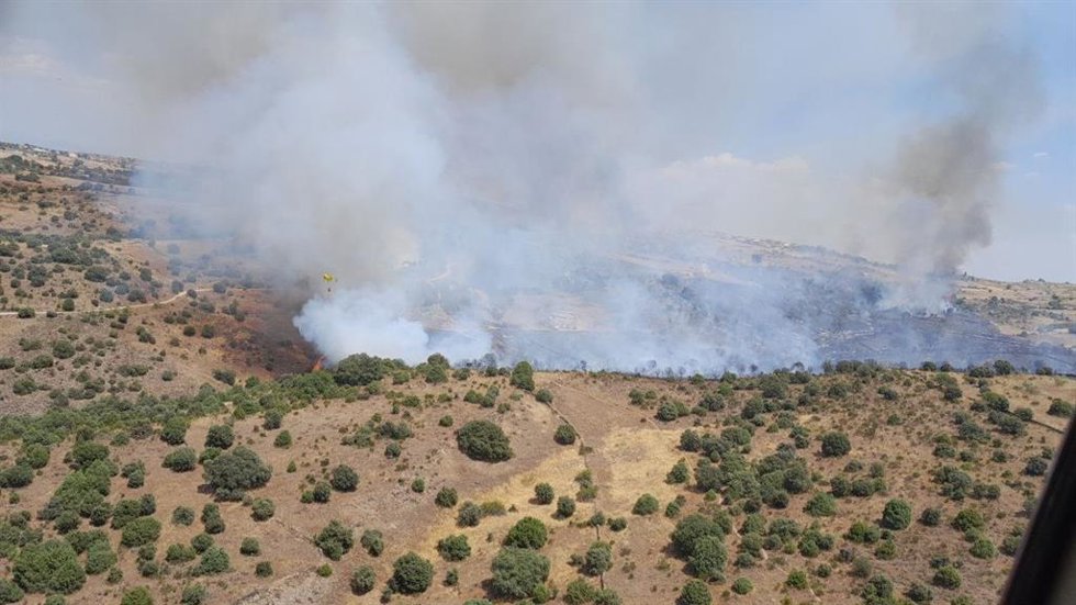 Incendio en El Molar