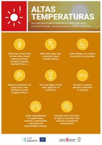 Salud activa la alerta roja por calor en la Ribera y centro de Navarra, que se extenderá el viernes a toda la Comunidad