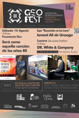 Cartel del Geo Fest para este sábado, 10 de agosto