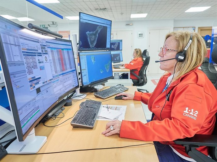 Sala operativa dsel 112 Canarias, SUC