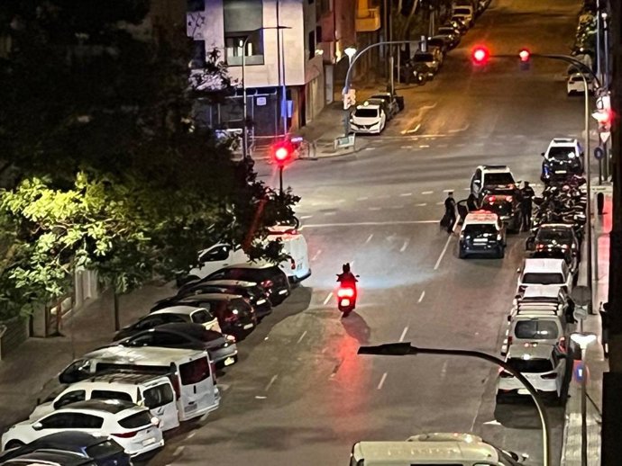 El lugar del incidente entre el detenido y el grupo de adolescentes.