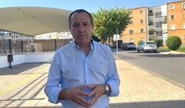 El portavoz del PSOE-A de Inclusión Social, José Luis Ruiz Espejo, en sus declaraciones de este viernes.