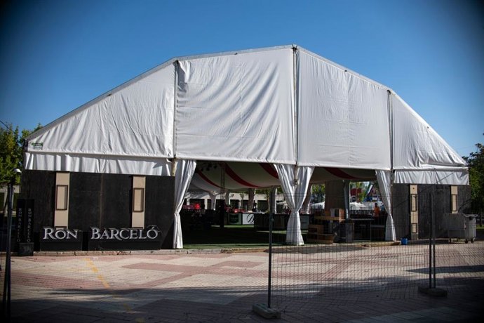 Caseta joven de las Ferias y Fiestas de Ciudad Real.