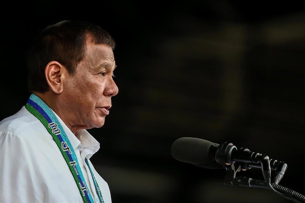 Archivo - El expresidente de Filipinas, Rodrigo Duterte