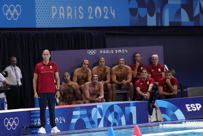 El equipo español de waterpolo masculino en los Juegos Olímpicos de Paris 2024