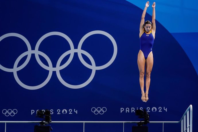 La española Valeria Antolino, en la final de Paris 2024.  