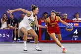 Foto: JJ.OO/Baloncesto.- Juana Camilión sigue "en una nube" después de su plata en el 3x3 de París 2024