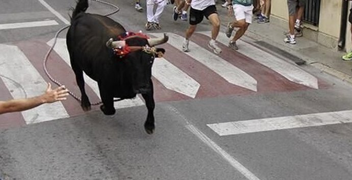 Imagen del 'Torico' de Chiva (Valencia)