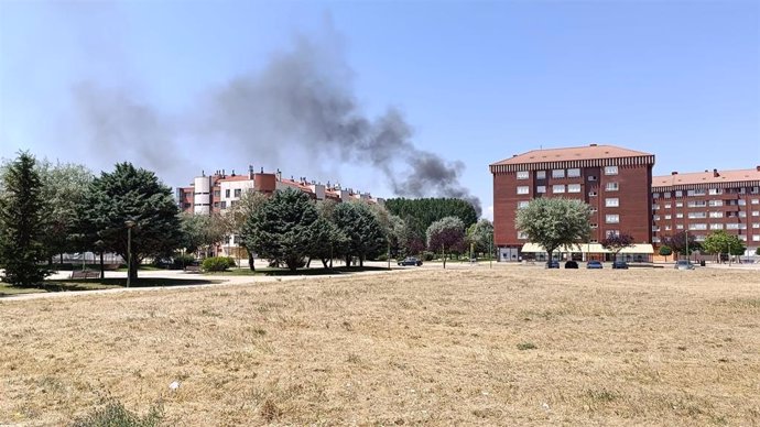 Incendio en Burgos