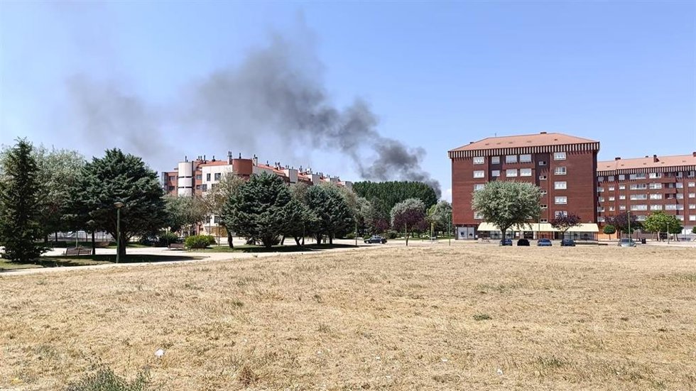 Incendio en Burgos