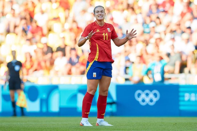 La jugadora de la selección española Alexia Putellas, en Paris 2024.