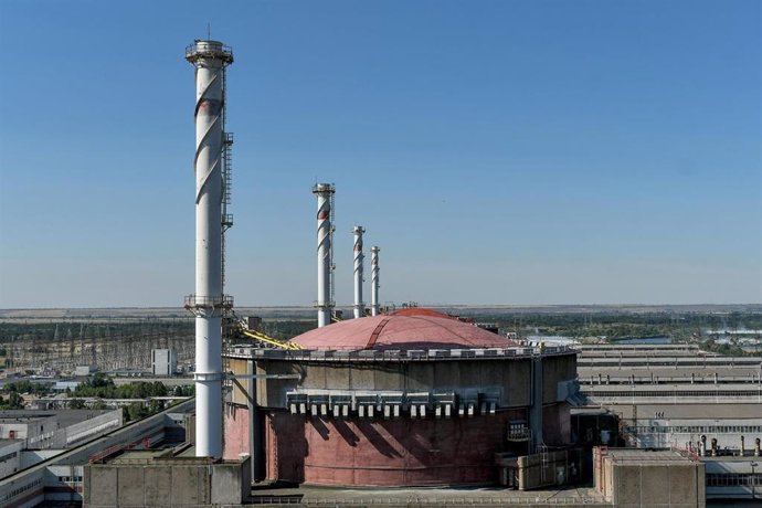 Archivo - Vista de un reactor en la central nuclear de Zaporiyia, en Ucrania