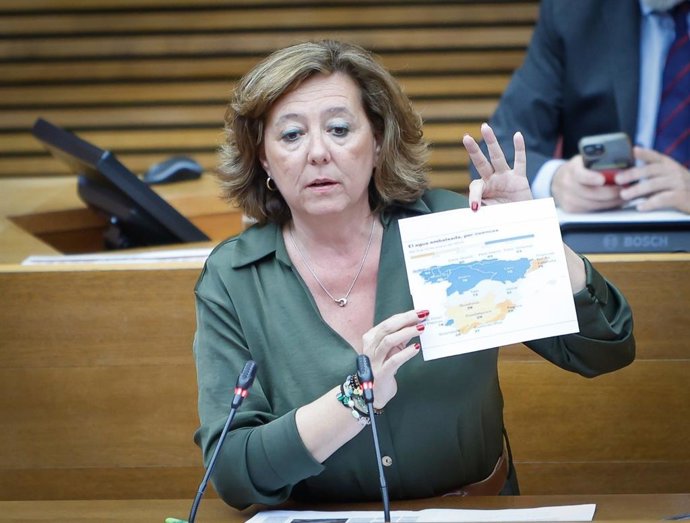 La portavoz de Agua del Grupo Popular en Les Corts, María Gómez