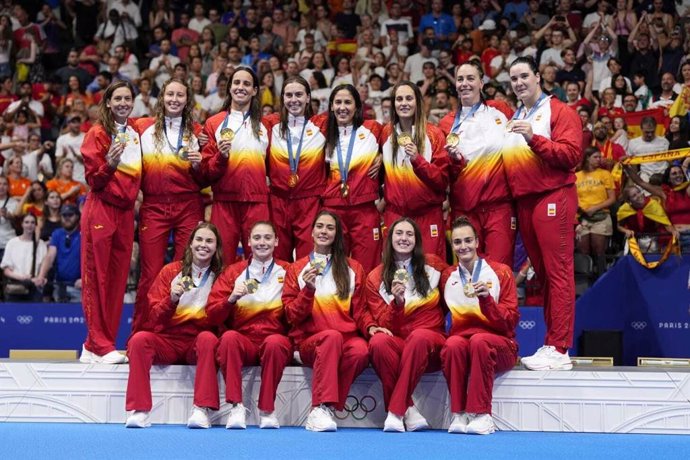 Bea Ortiz y Nona Pérez, de la UCAM, conquistan el oro olímpico en Waterpolo