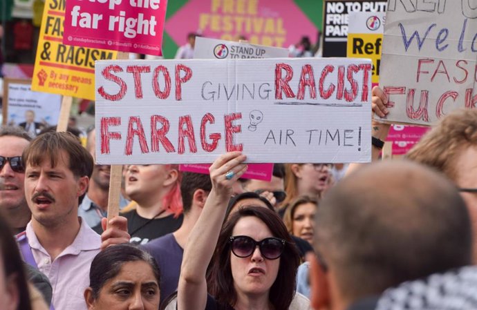 Manifestación antirracista en Londres