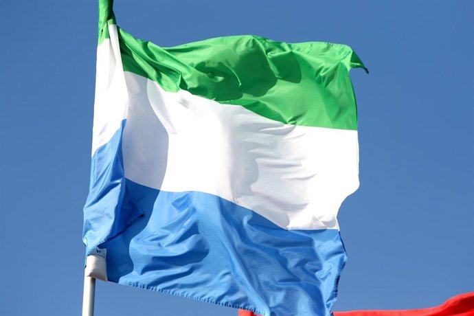 Archivo - Bandera de Sierra Leona