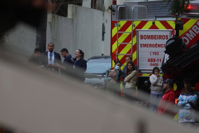 Accidente de avión en Vinhedo, Sao Paulo, Brasil.