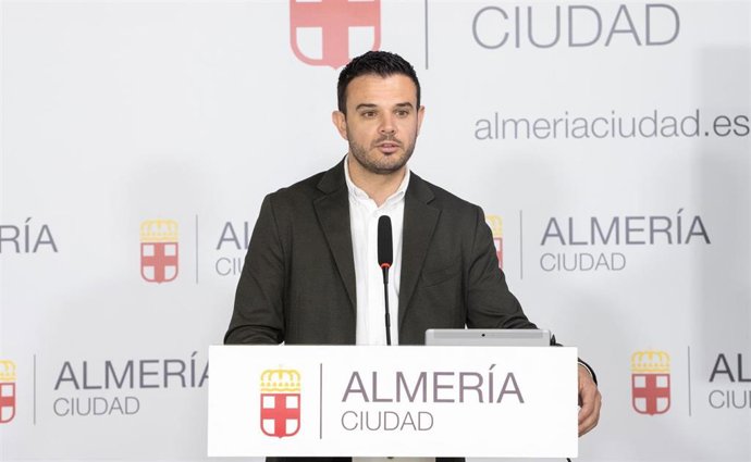 Archivo - El concejal de Integración, Participación Ciudadana y Distritos del Ayuntamiento de Almería, Óscar Bleda.