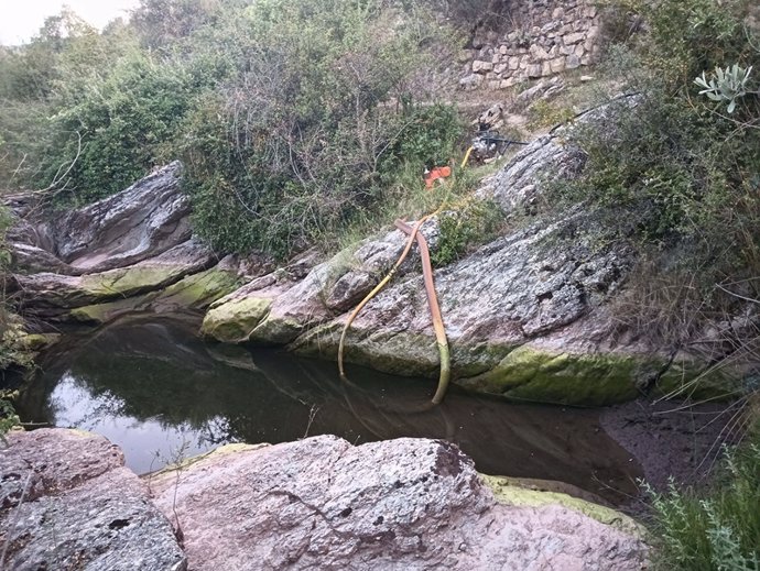 Pozas del río San Martín en Jubera