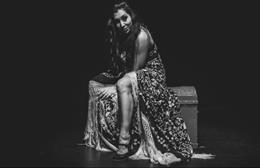 La artista Saray Cortés que actuará este miércoles en Riogordo.