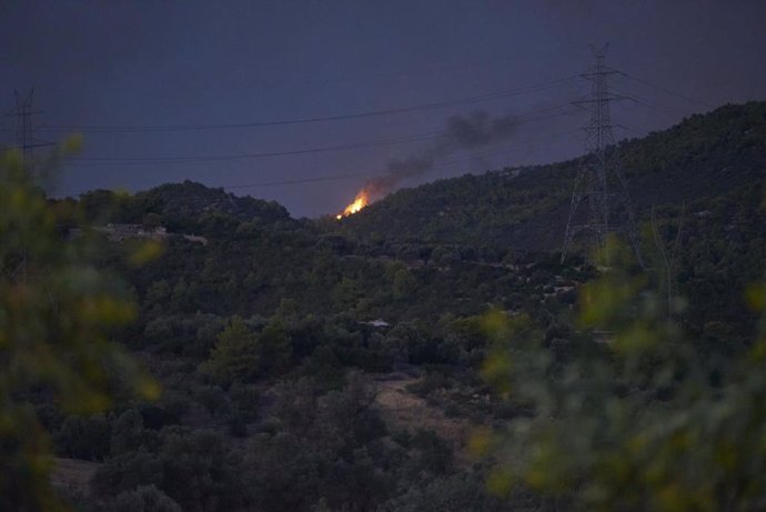 Incendio en Grecia