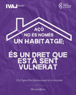 El Consell Valencià de la Joventut exige un Plan de Vivienda Joven que regule el alquiler e incremente el parque público