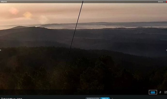 Imagen de la zona afectada.