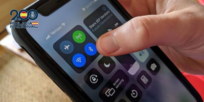 La Policía Nacional alerta sobre la técnica 'bluesnarfing' de robo de datos o archivos para extorsionar