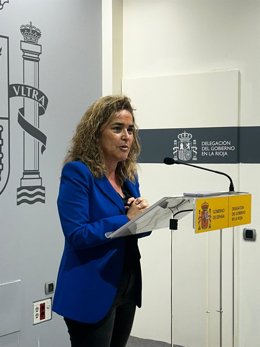 La delegada del Gobierno en La Rioja, Beatriz Arraiz
