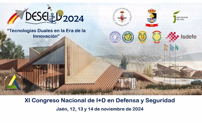 Cartel del  XI Congreso Nacional de I+D en Defensa y Seguridad