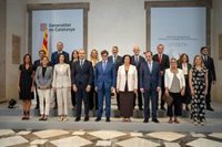 Los 16 consellers del Govern de Salvador Illa toman posesión de su cargo en la Generalitat
