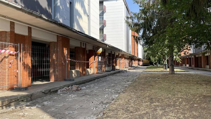 Obras de eliminación de barreras arquitectónicas en barrio de San Cristóbal