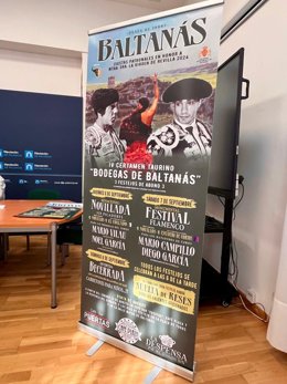 El IV Certamen Taurino 'Bodegas de Baltanás' se celebrará del 6 al 8 de septiembre .