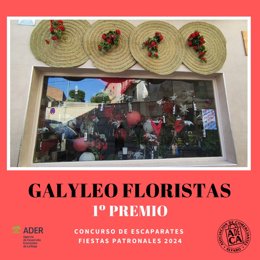 Galyleo Floristas, ganador escaparates de Alfaro