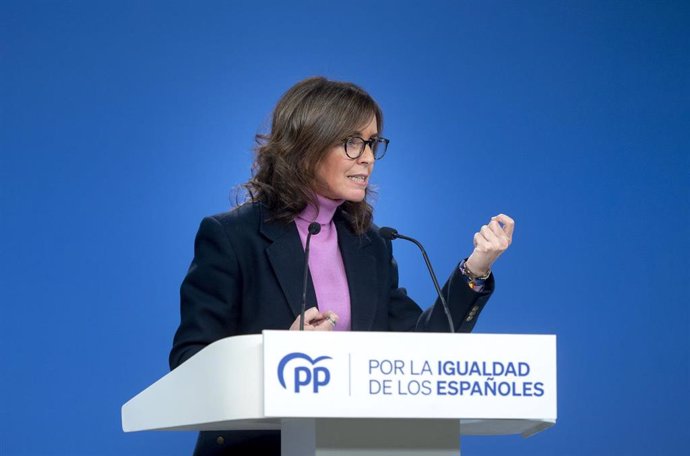 Archivo - La vicesecretaria de Organización Territorial del PP, Carmen Fúnez.