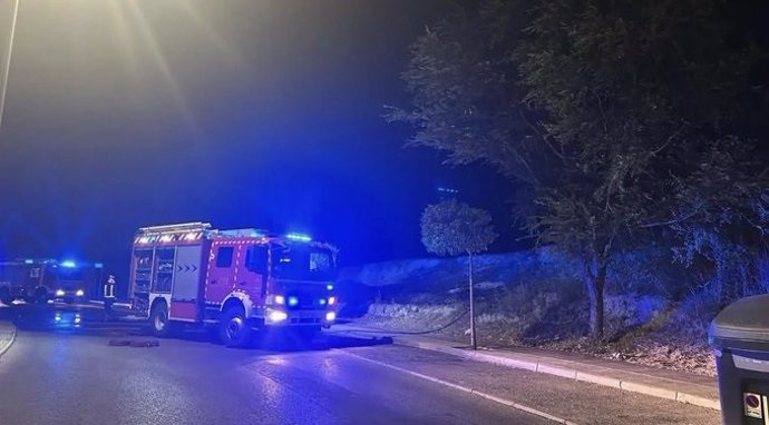 Incendio en Arganda del Rey