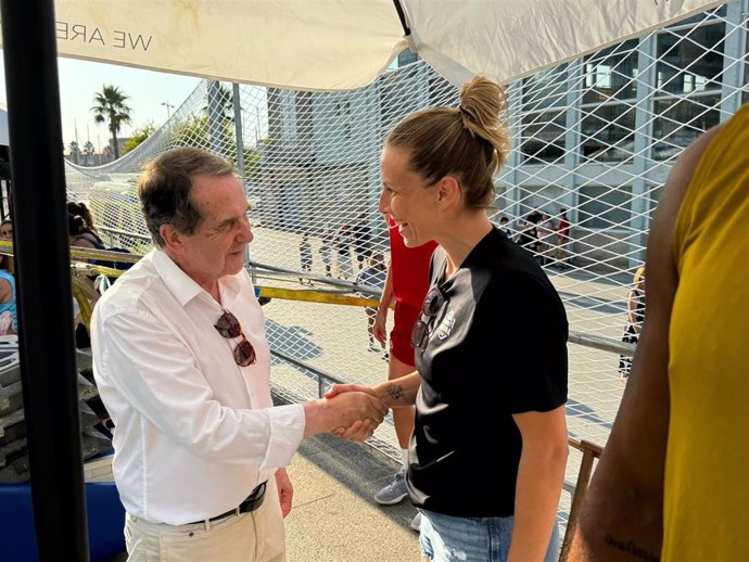 Caballero y Sandra Ygueravide.