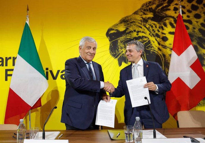 Antonio Tajani e Ignazio Cassis