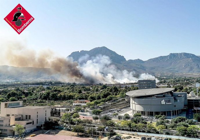 Incendio en Benidorm