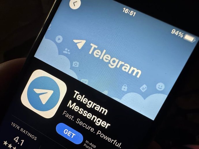 Archivo - Imagen de archivo de Telegram.