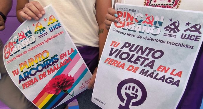 'El Rincón Cubano, Caseta Los Claveles’ Será Punto Violeta Y Punto Arcoíris En La Feria De Málaga