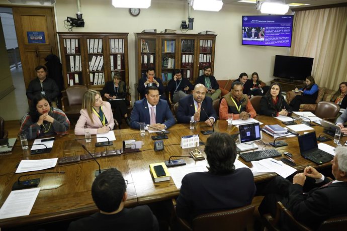 Valparaiso, 13 de agosto 2024. Representantes de la oposicion venezolana exponen en la comision de relaciones exteriores de la Camara de Diputados. Raul Zamora/Aton Chile