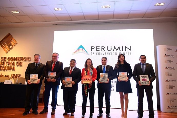 Lanzamiento de Perumin 37 que se realizará el 2025 en Arequipa.