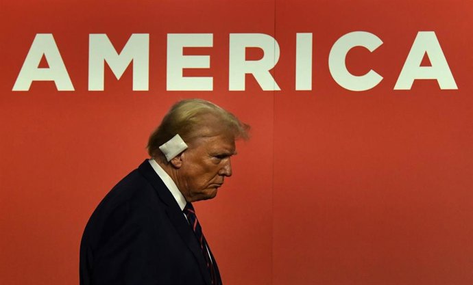 El expresidente de EEUU y candidato republicano a la Casa Blanca Donald Trump